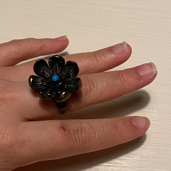 lucky brand ring and turquoise earrings - Picture 7 of 8